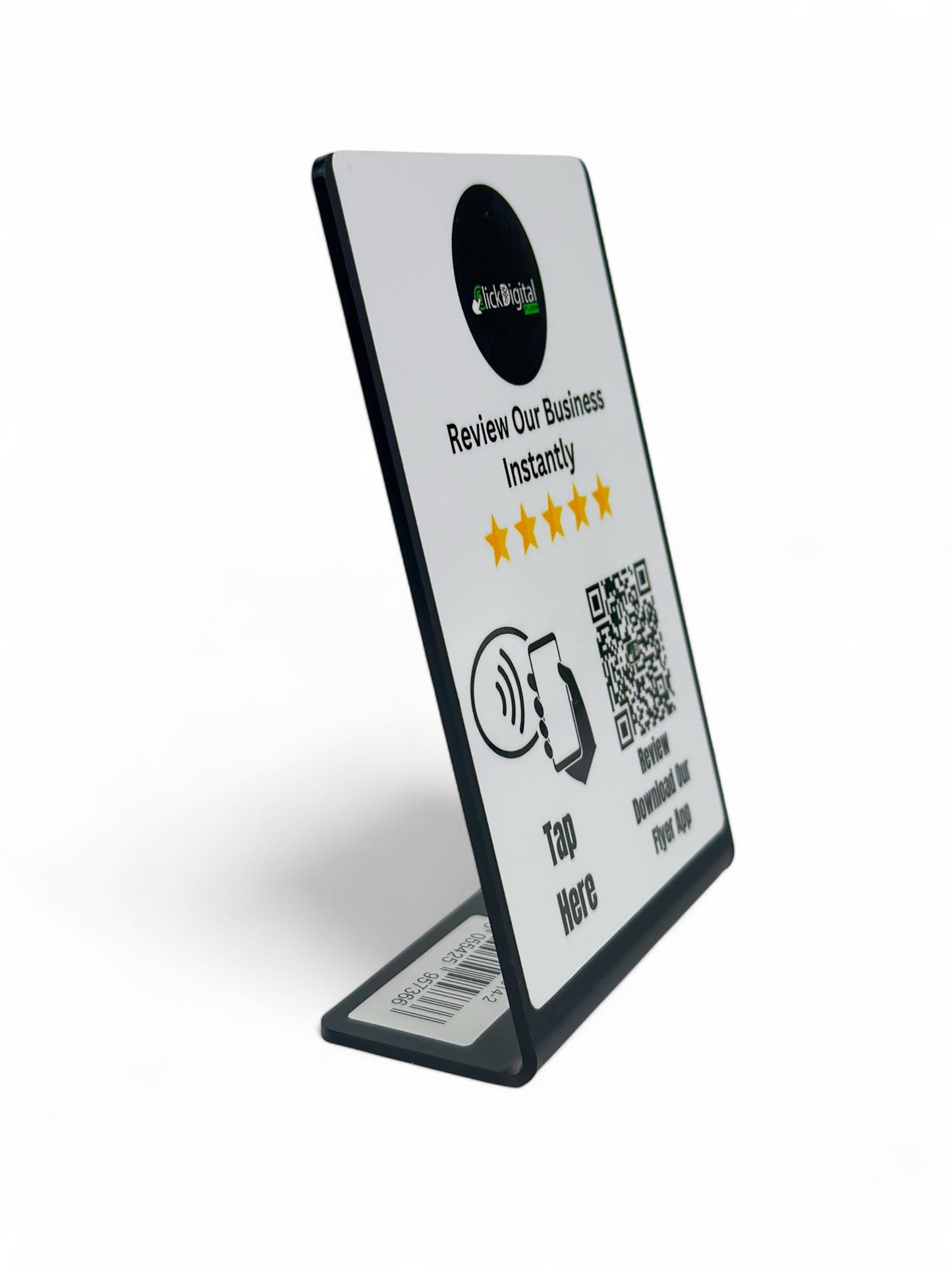 Review & Download App Flyer Sign